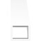 Ekena Millwork 3 1/2-in. W x 8-in. D x 8-in. H Balboa Architectural Grade PVC Knee Brace BRCP035X08X08BOA - alternate 2